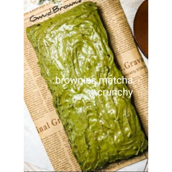 

brownies greentea crunchy