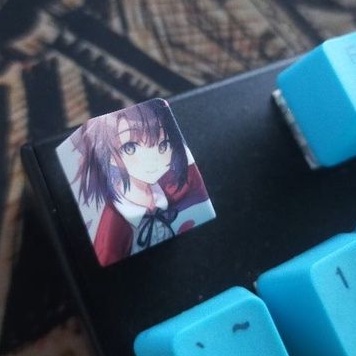 Keycaps Anime Satuan (Megumi Kato)