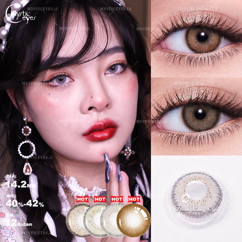 [✅COD] MYSTICEYES SOFTLENS SMOKY SERI 14.2MM (NORMAL)