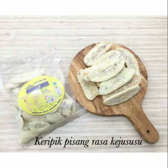 

Keripik pisang rasa keju susu