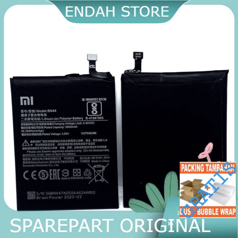 BATERAI BATREBBATTERY XIAOMI REDMI 5 PLUS BN44 ORIGINAL COPOTAN / BATTERY BATERAI BATRE REDMI 5+