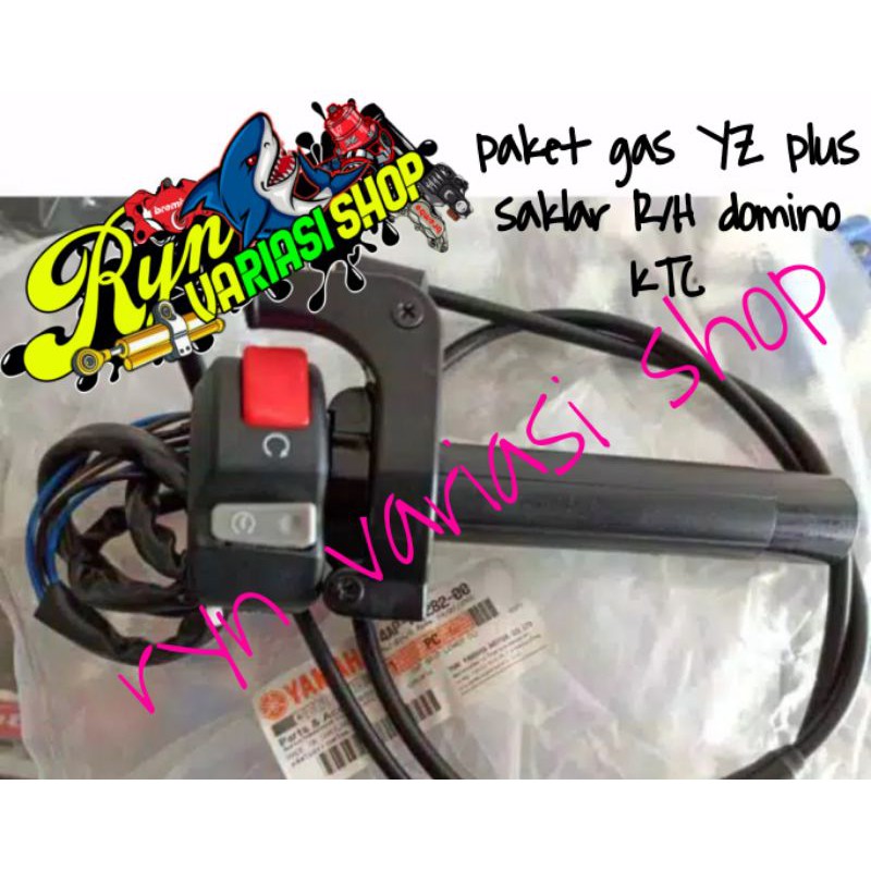 Gas Spontan Yamaha Yz Plus Saklar Kanan stater on/of ktc paket gas spontan yz plus saklar new md ktc