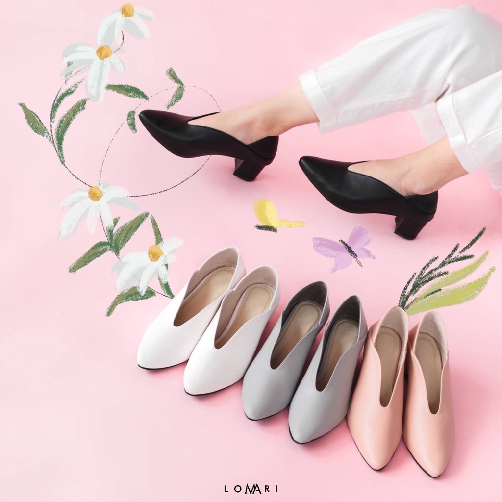 EDITH SERIES LOMARI - Sepatu Heels Wanita