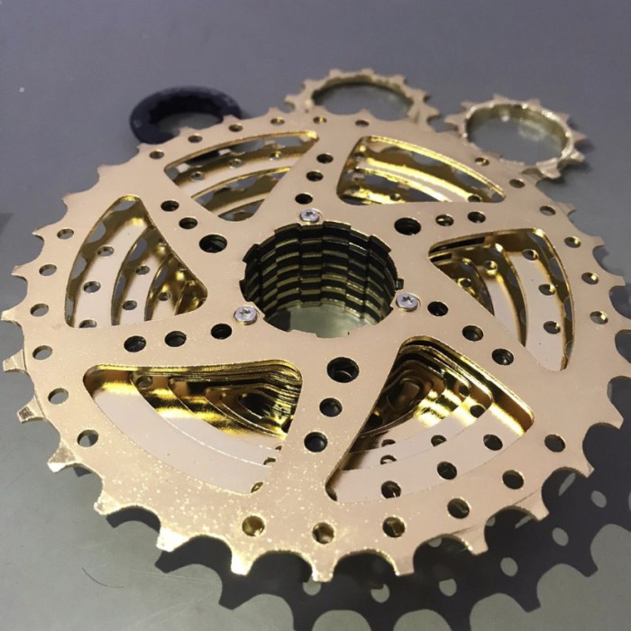 Sprocket Sunshine Gold edition 9 speed 11-32T