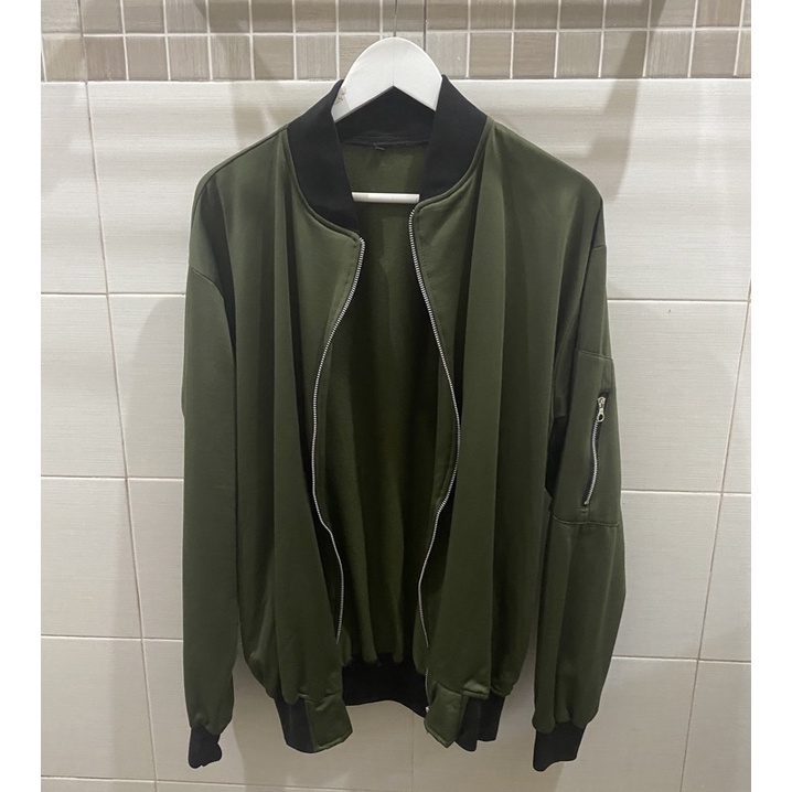 Jaket Bomber Army Second Size XXL