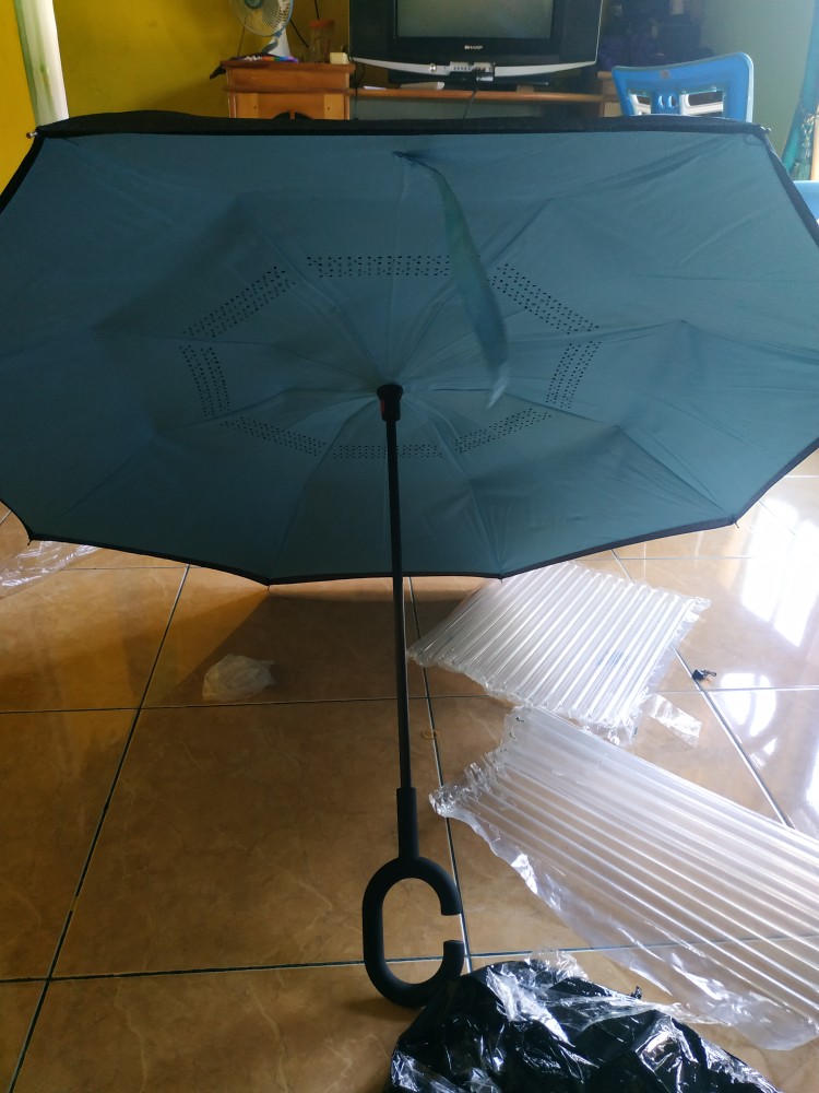 Termurah Produk Terbaik Payung Mobil Terbalik Up Side Down Umbrella Kazbrella Car Umbrella Motif