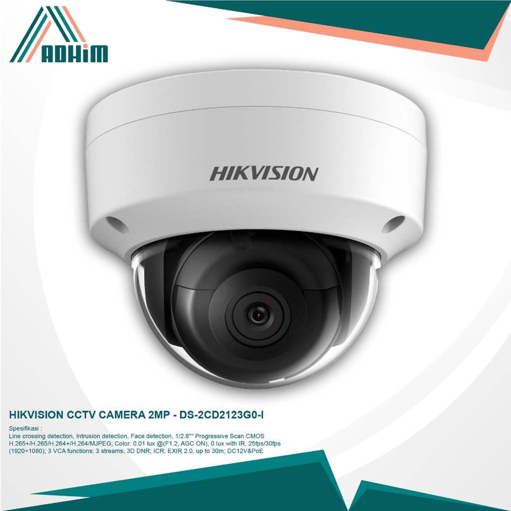 Hikvision CCTV Camera 2MP - DS-2CD2123G0-I