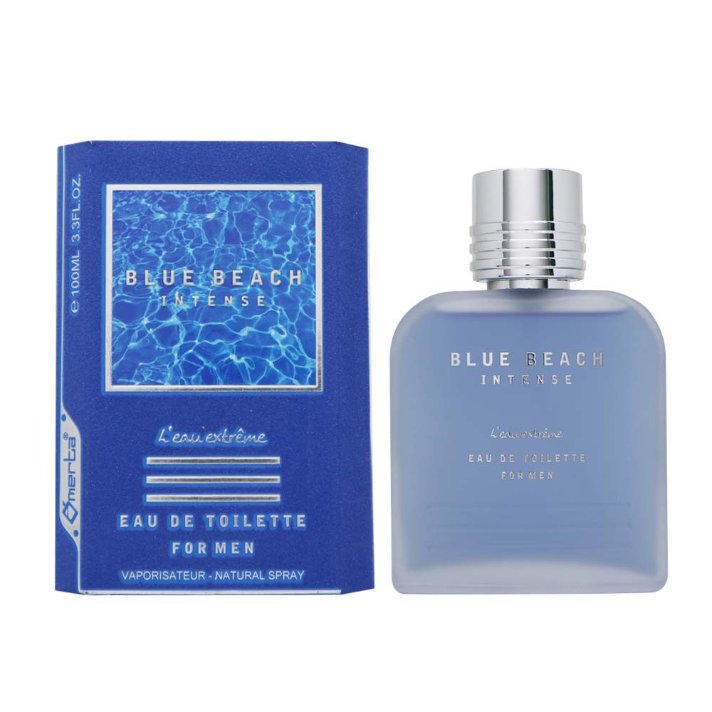 Omerta Parfum Pria Original Blue Beach Intense For Men Man Tahan Lama 100 ML