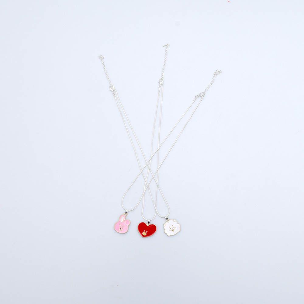 Lily BTS Kalung KPOP Perhiasan Lucu Pria Wanita Unisex BT21 Jewelry