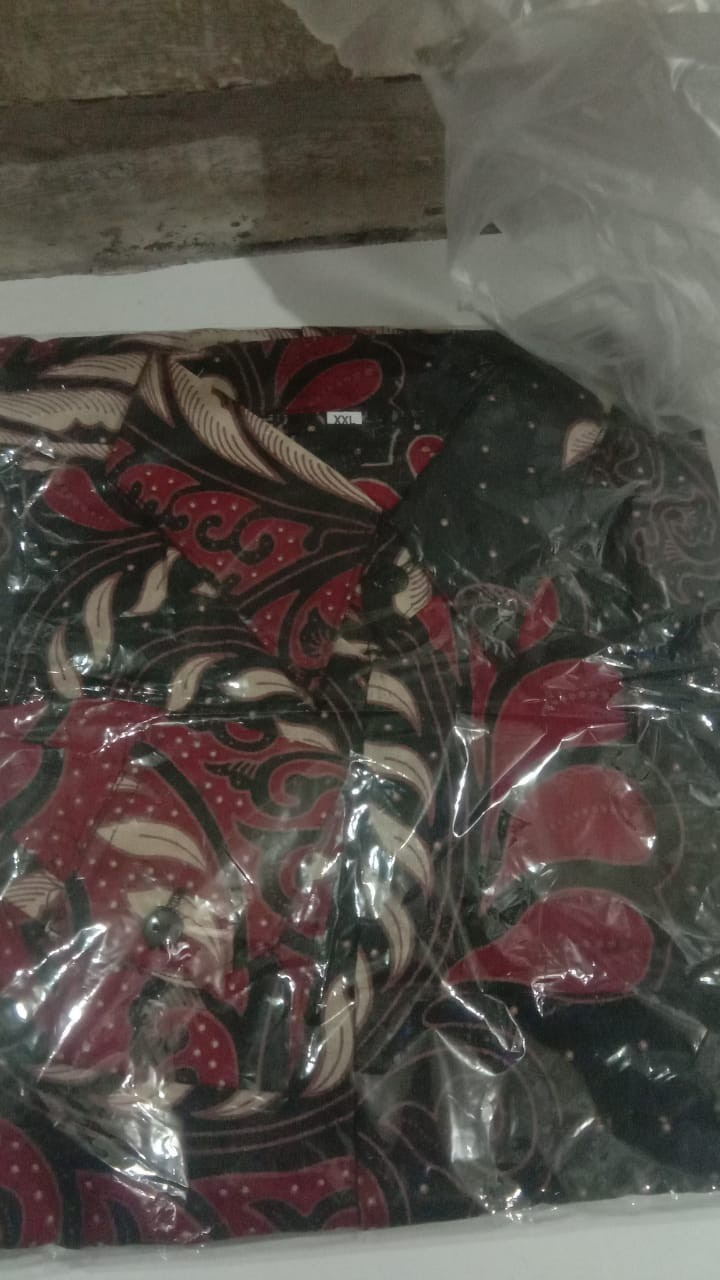 New Arrival Distro Batik Pria Bordir Sogan Hrb026 Batik Notoarto Batik