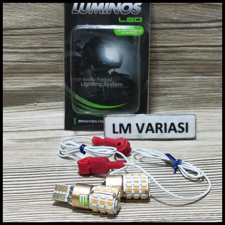Luminos Led Lampu Senja Sein Sen Nmax Aerox Xmax Freego 2 Mode 54 Led