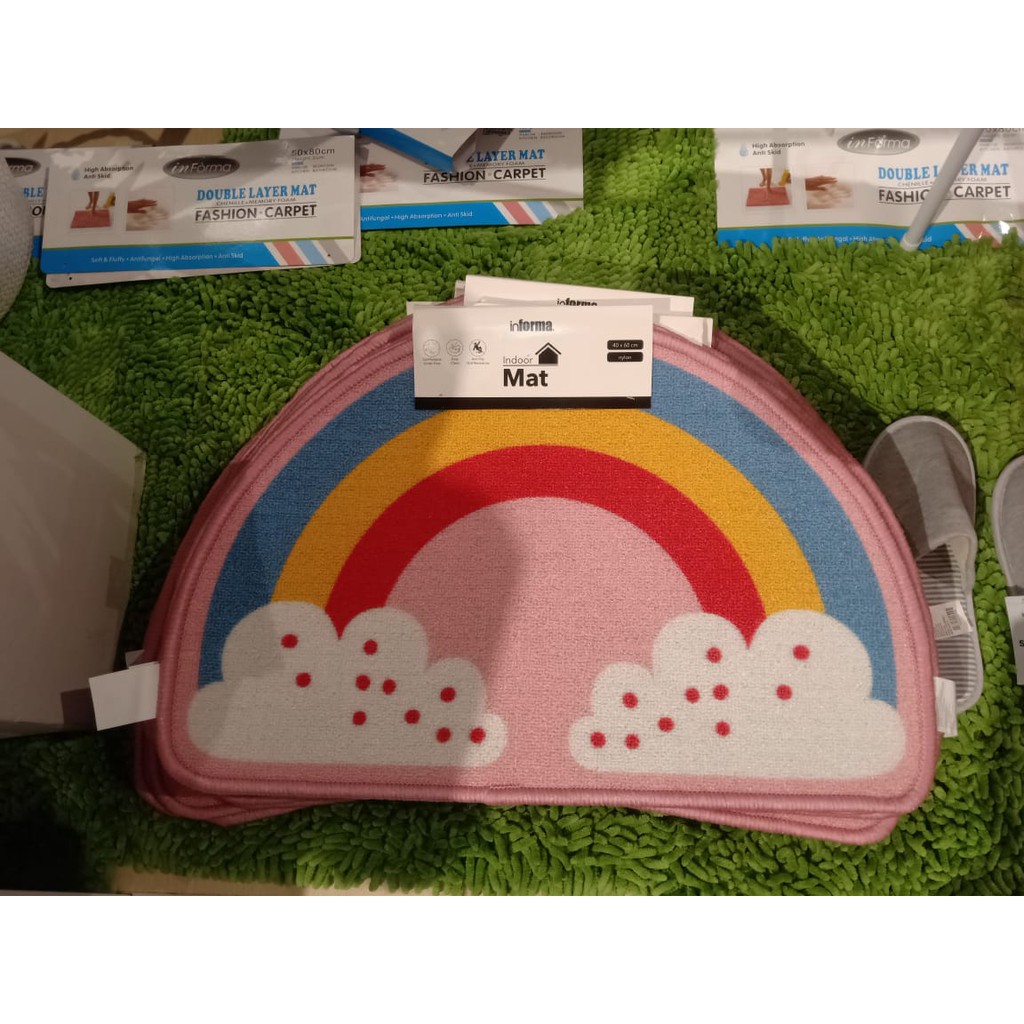 KESET KAMAR ANAK | KESET ANTISLIP | KESET KARAKTER INFORMA | KESET PELANGI