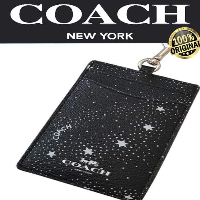 

COACH ID LANYARD Black New Star Night 100% AUTHENTIC!