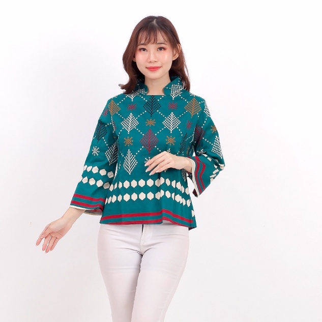 Batik Wanita - Atasan Batik 559 - 974-Green WJ