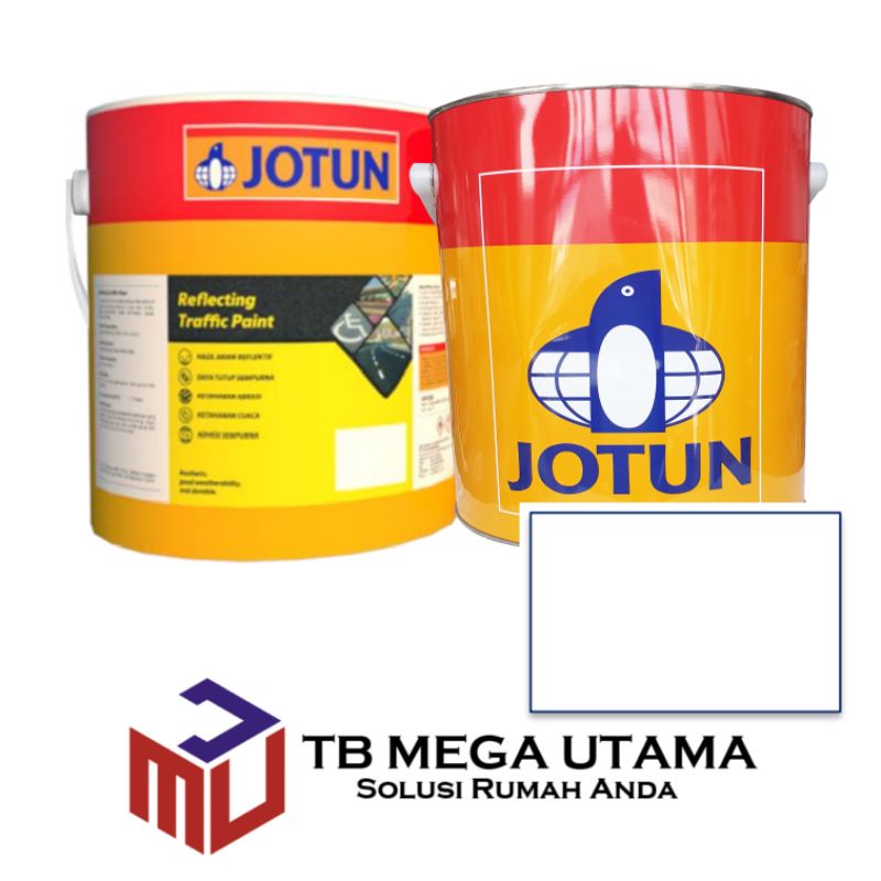 Jotun Reflecting Traffic Paint White 3 Liter | Cat Marka Jalan Trotoar Warna Putih Reflektif