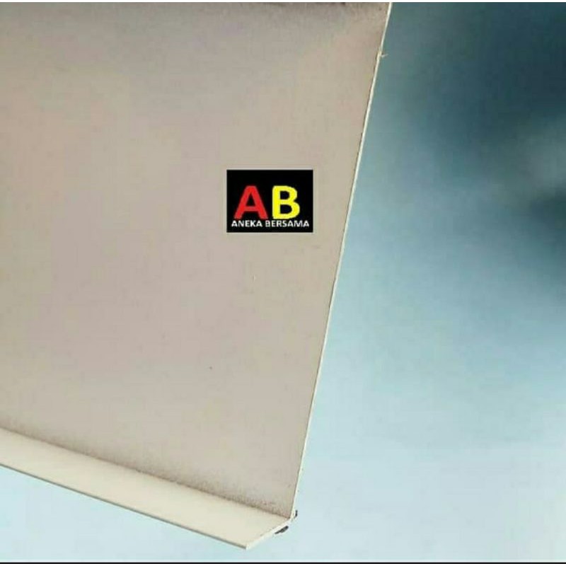 Lis U Aluminium 2cm x 10cm x 2cm White 149.5cm