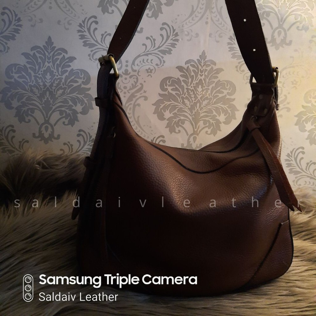 [Size L] Tas KULIT ASLI Hannah Hobo SDL097
