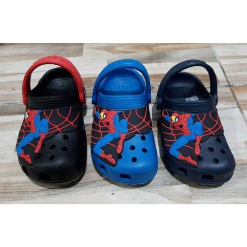 SANDAL ANAK CROCS SPIDERMAN CLOG KIDS ORIGINAL CROCS PROMO