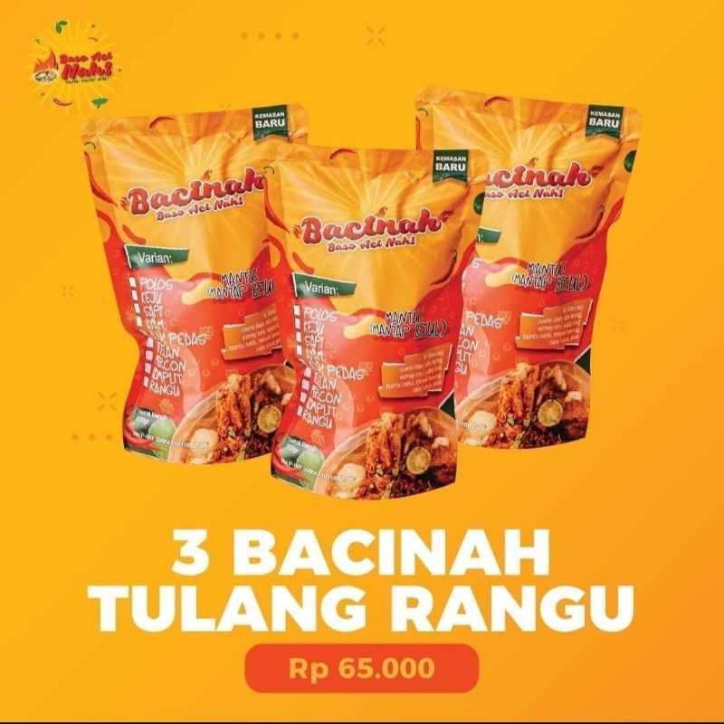 

Bacinah Tulang Rangu / Paket Promo