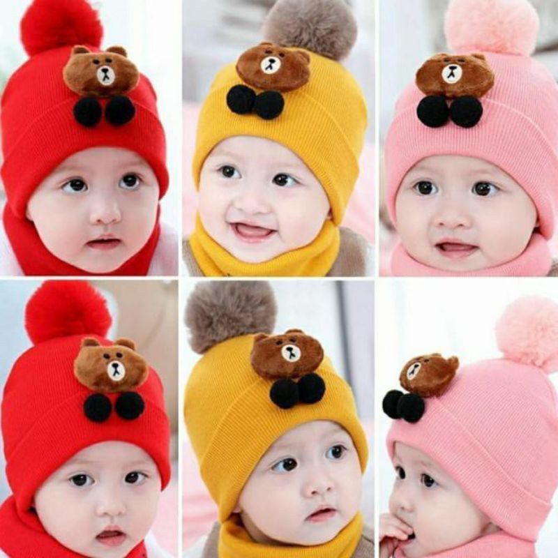 TOPI KUPLUK BAYI BONEKA /KUPLUK BAYI RAJUT |Fashion