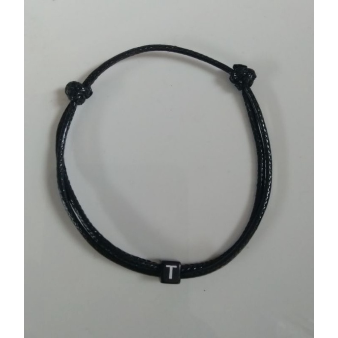 GELANG INISIAL TALI KOREA 1,5 MM