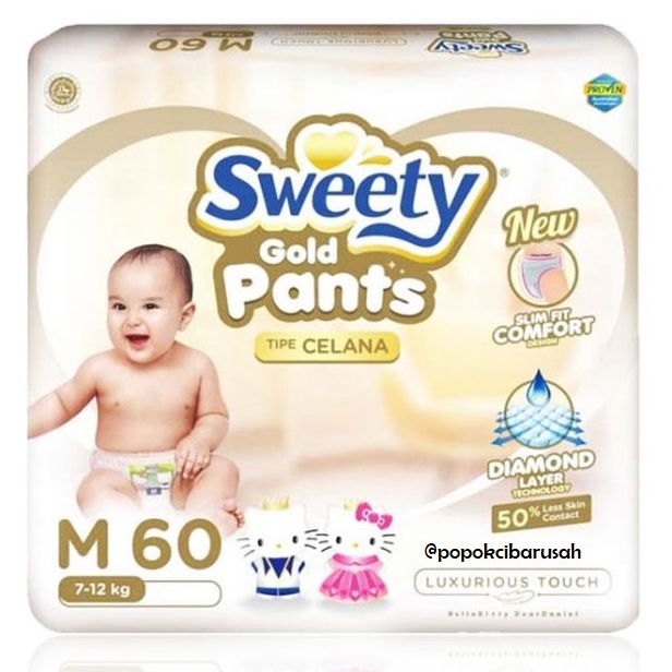 Sweety Gold Pants S66/M60/L54/XL44/XXL36/popokcibarusah