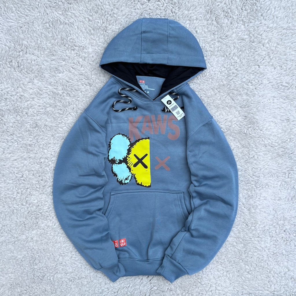 SWEATER HOODIE UNIQLO FULL TAH WASH SWEATER UNIQLO BONEKA HOODIE UNIQLO PREMIUM-4