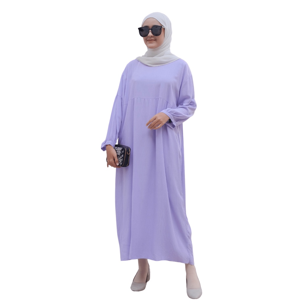 Wilda Midy Dress Midi Rayon Airflow Premium