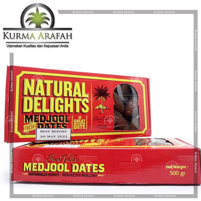 

Produk Unggulan Kurma Medjool Natural Delight 500 Gr Original