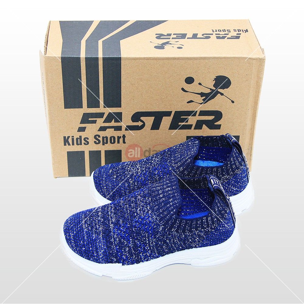 Faster Sepatu Sport Sneaker Anak Unisex 1807-1822 Size 32-37