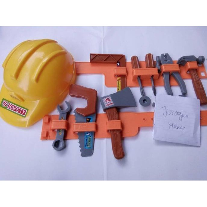Mainan Alat Kerja Pertukangan dan Arsitek Civil