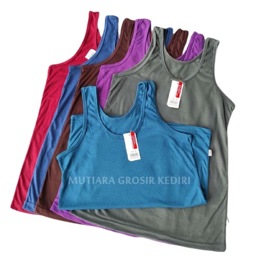 [L XL XXL] TANK TOP WANITA DEWASA MURAH / SINGLET KAOS DALAM WANITA IMPORT EXXEN-1