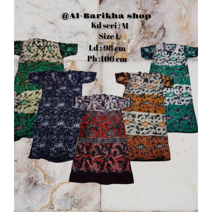 daster batik tuban/daster remaja batik/daster kaos