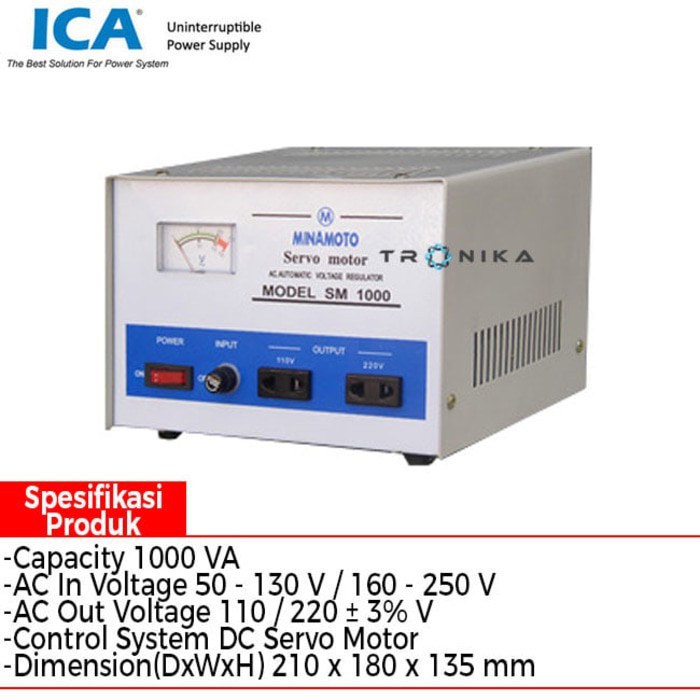 Stabilizer / AVR / Stavolt MINAMOTO 1000VA- SM1000 ORIGINAL