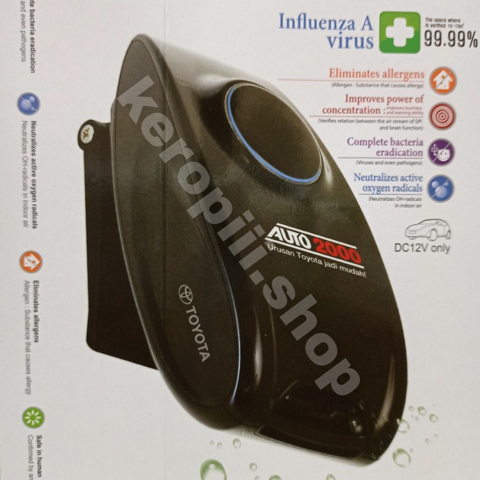 Ready - [Made In Korea] Air Purifier Mobil Original Toyota (Anti Corona Virus)