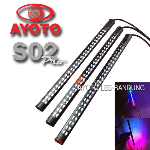 Lampu LED Strip 12 volt motor indikator Lampu Rem dan Sein Sen