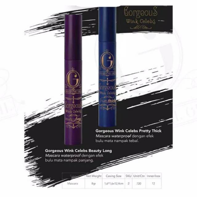 ★ BB ★ MADAME GIE Gorgeus Wink Celebs Beauty Long - Maskara