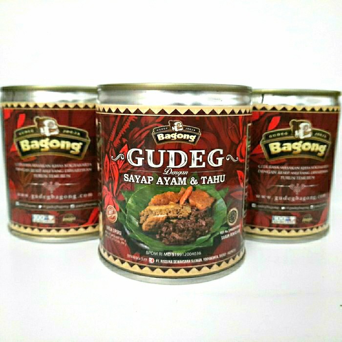 Gudeg Kaleng Bagong Sayap Ayam &amp; Tahu Khas Jogja - 300 Gram