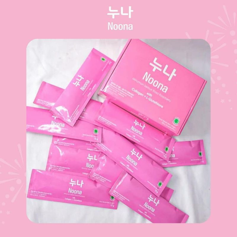 NOONA COLLAGEN DRINK MINUMAN COLLAGEN MERAWAT DAN MENCERAHKAN TUBUH DARI DALAM
