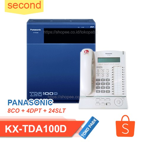 KX-TDA100DBP Pabx Panasonic 8 Co Line 24 Extension Analog Second