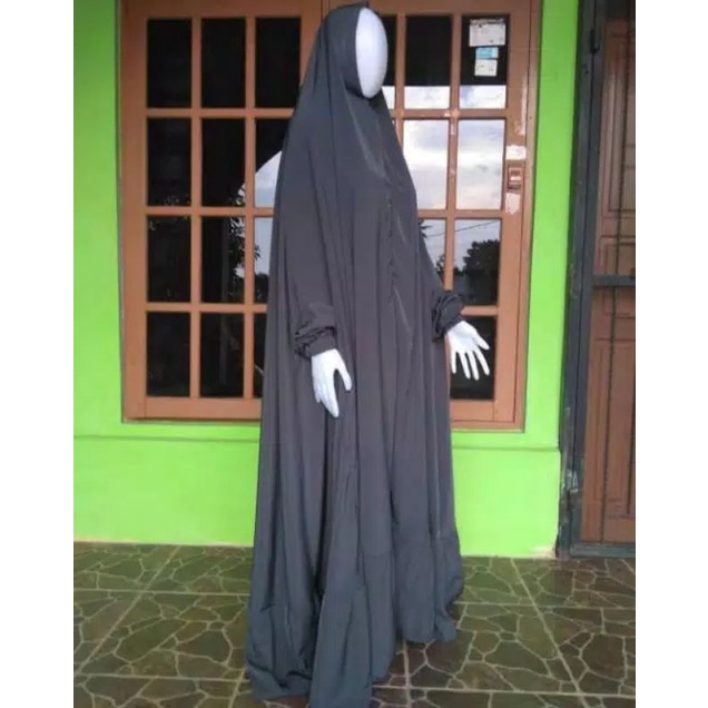 KHIMAR JUBAH / overhead khimar lengan karet