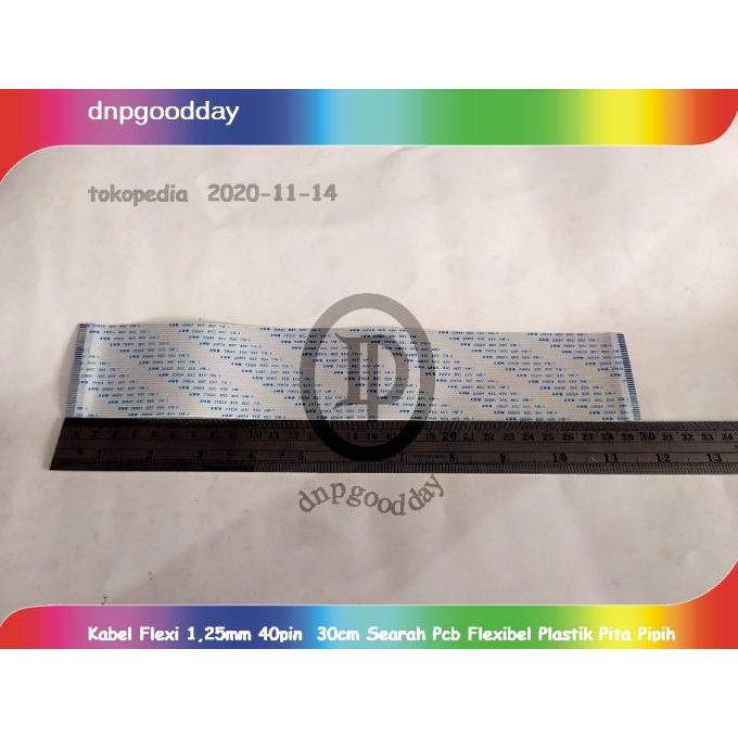 

Kabel Flexi 1,25Mm 40Pin 30Cm Searah Pcb Flexibel Plastik Pita Pipih Dnpgood11 Juara