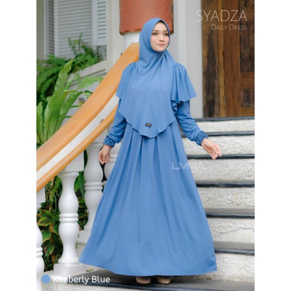 GAMIS SYADZA (GAMIS SYARI) BY UMMA SYARI-Kimberly blue