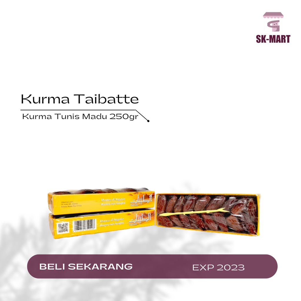

KURMA TUNISIA MADU TAIBATTE / 250GR