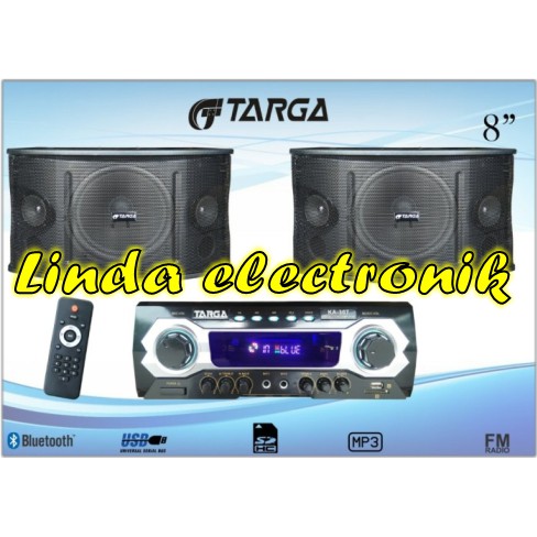 PAKET SPEAKER SOUND SYSTEM TARGA KA 307 8 INCH TARGA KA307 BLUETOOTH