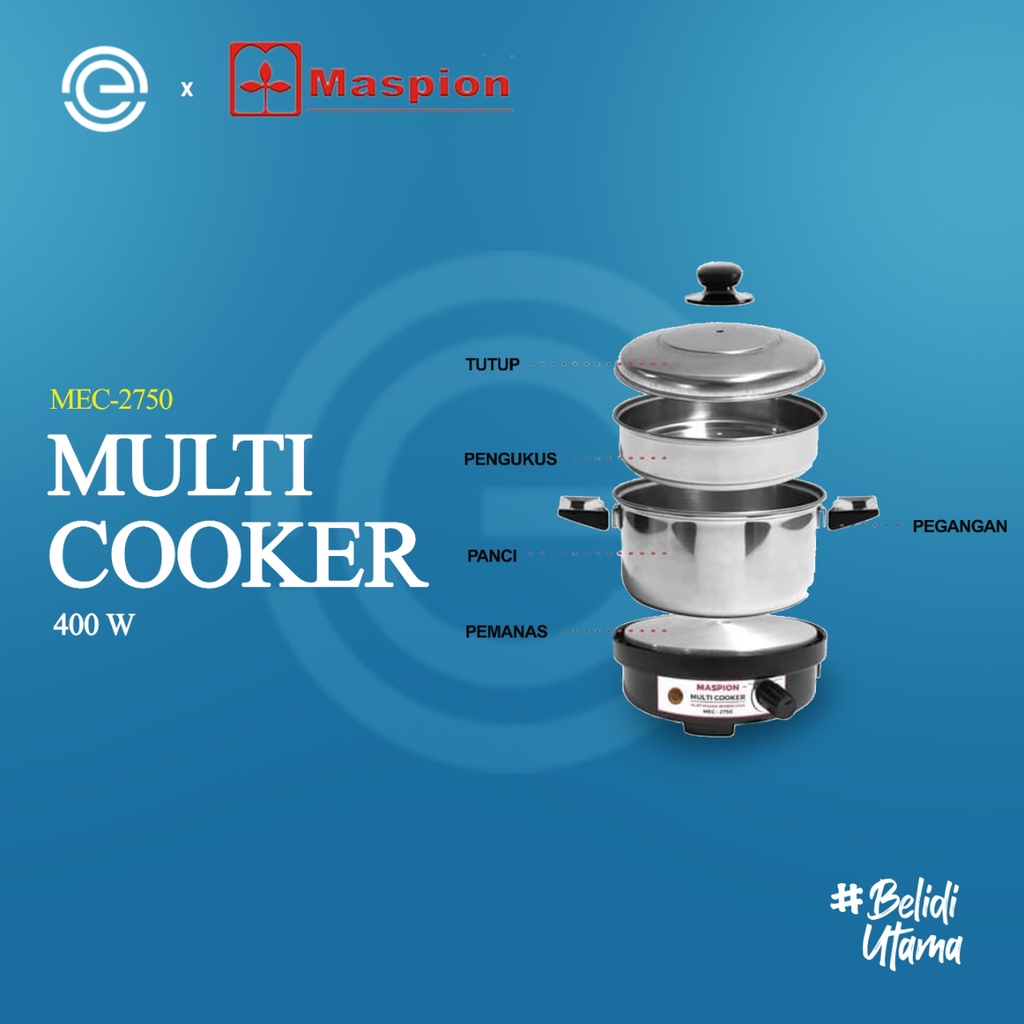 MASPION Alat Masak Listrik Serbaguna - MEC-2750