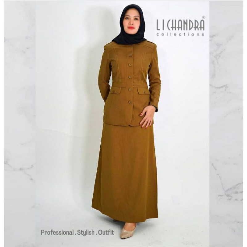 Blazer pns / seragam dinas /seragam pemda/ seragam lichandra