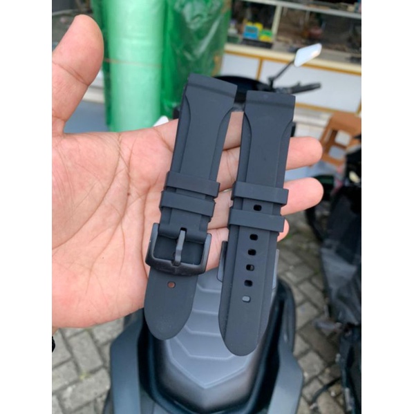 Strap Tali jam Tangan Silicon tebal berkualitas Size 24MM