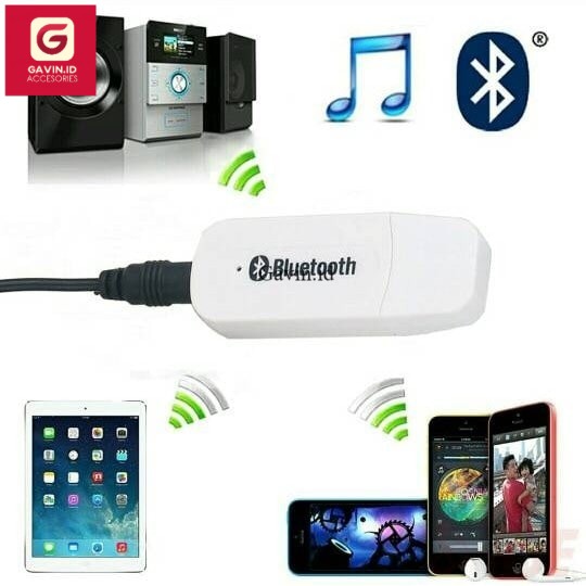 Audio Music USB Bluetooth Mobil Receiver Jack 3.5mm Stereo Speaker