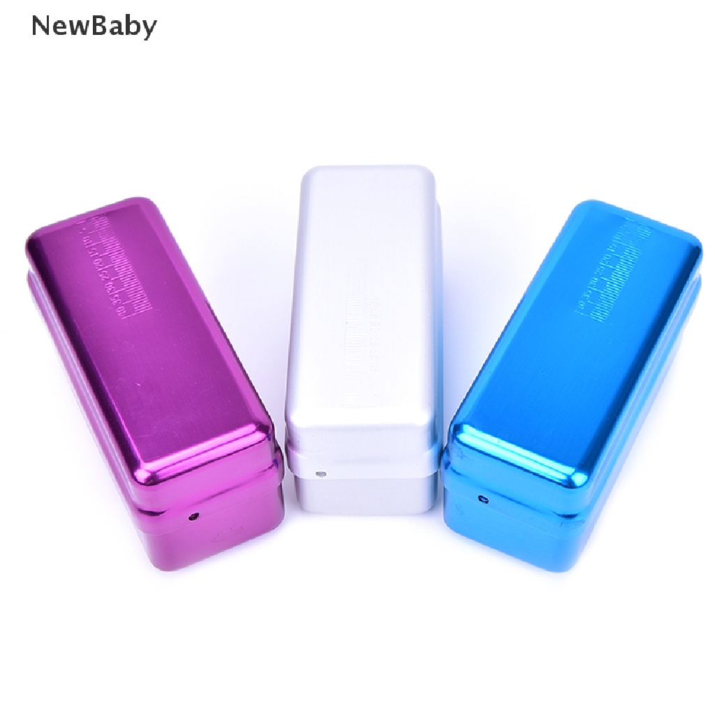 Newbaby 1Pc Kotak Sterilisasi 72 Lubang Bahan Aluminum Untuk File Endo File